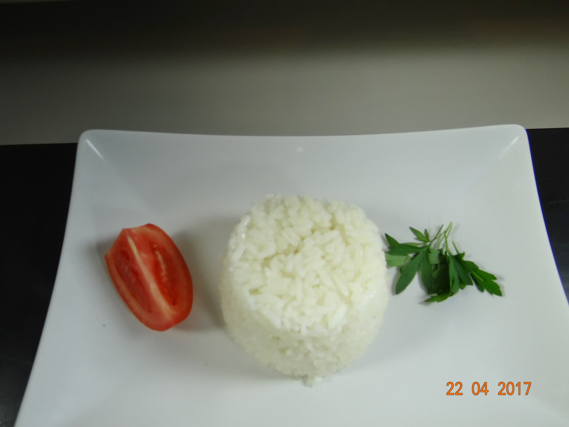 Pirinç Pilavı sunumu