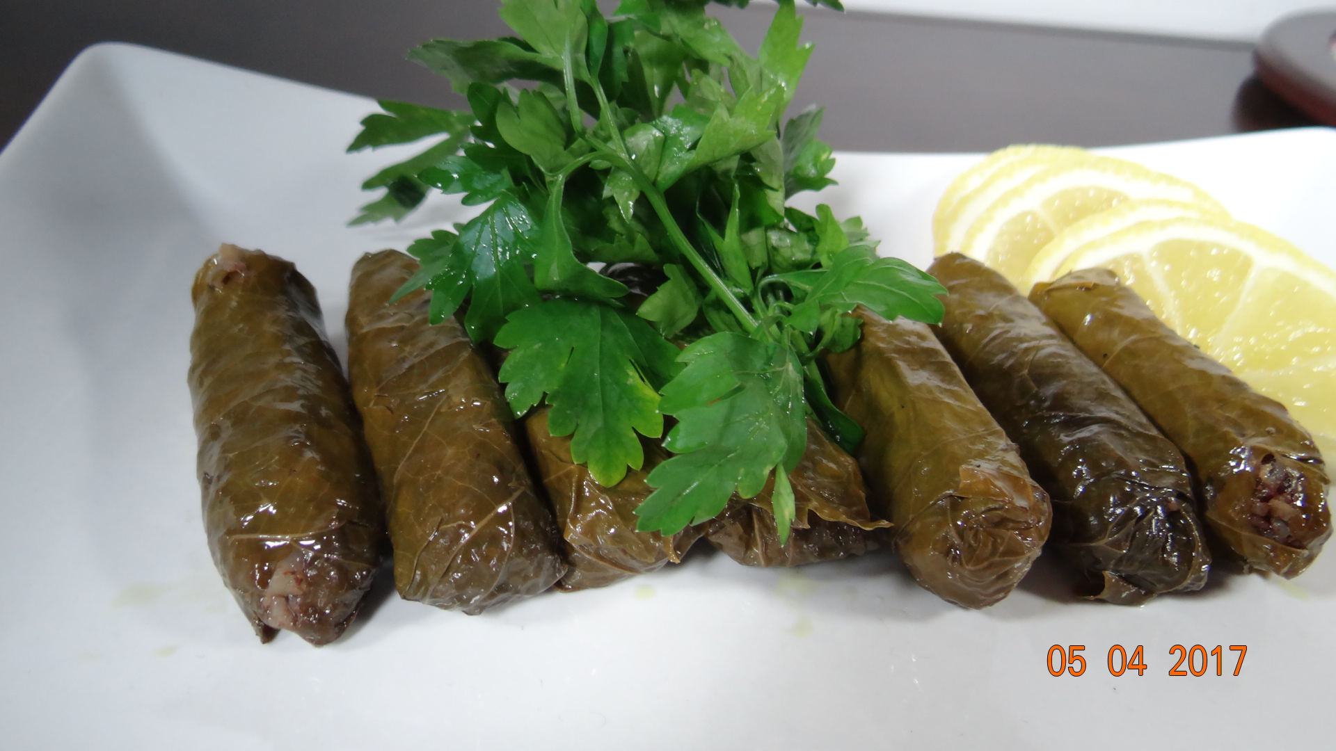 Yaprak Sarma sunumu